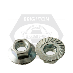 M6-1.0 FLANGE LOCKNUT Z SERRATED