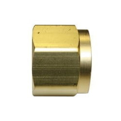 Regulator Inlet Nuts, Oxygen, Brass, CG