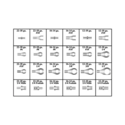 184982 NON-INSULATED WIRE TERMINALS