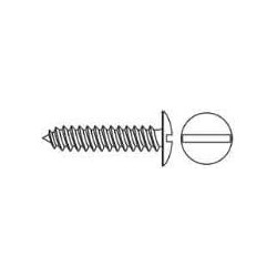 6 x 3/4 SLOTTED TRUSS SHEET METAL SCREW