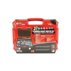 SOCKET MASTER SET 37 PC, 3/8 DR
