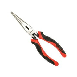 LONG NOSE PLIERS, 6'' W/ CUTTER, CO