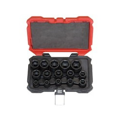 SOCKET SET, IMPACT 15 PC, 1/2 DR
