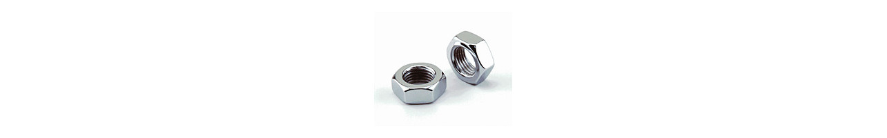 Chrome Jam Hex Nuts