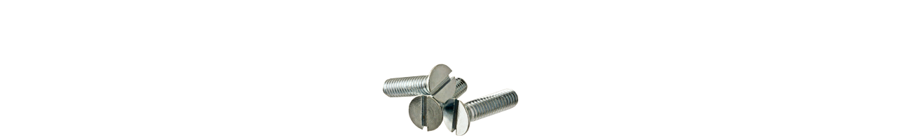 Slotted Flat Machine Screws